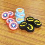 Assorted Cute Cartoons Shaped Rubber Eraser 4 Pcs Pack