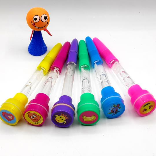 Bubble Pen with Stamp