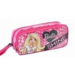 Printed pouch with two compartments