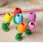 Tulip Flowers Eraser 2 Pcs