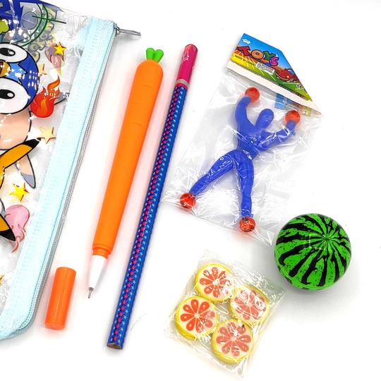 Combo Gift Set with Sticky Toy & Zip Pouch- Boys & Girls