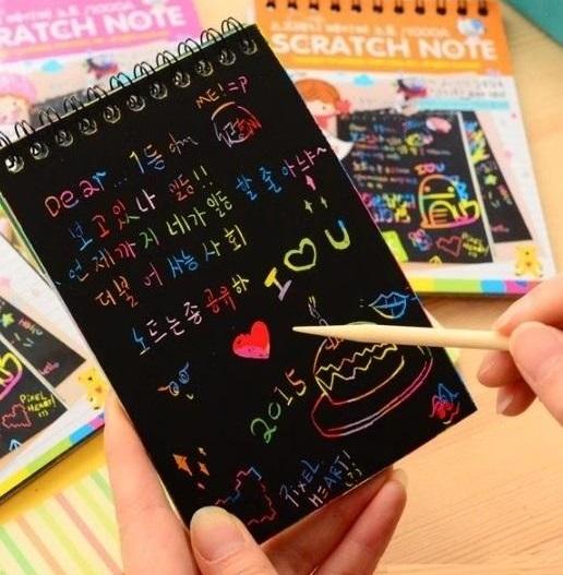 Magic Scratch Note Diary - 8 pages