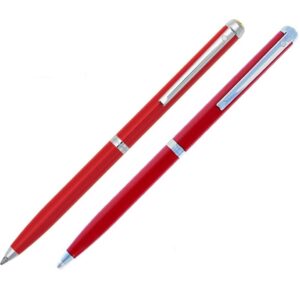 Piper Seville Red & Chrome Ballpoint Pen BRAND NEW PEN 80% OFF 