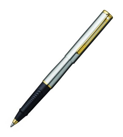 Sheaffer Agio 9003 Compact With Brushed Chrome Plate Finish Ballpoint Pen