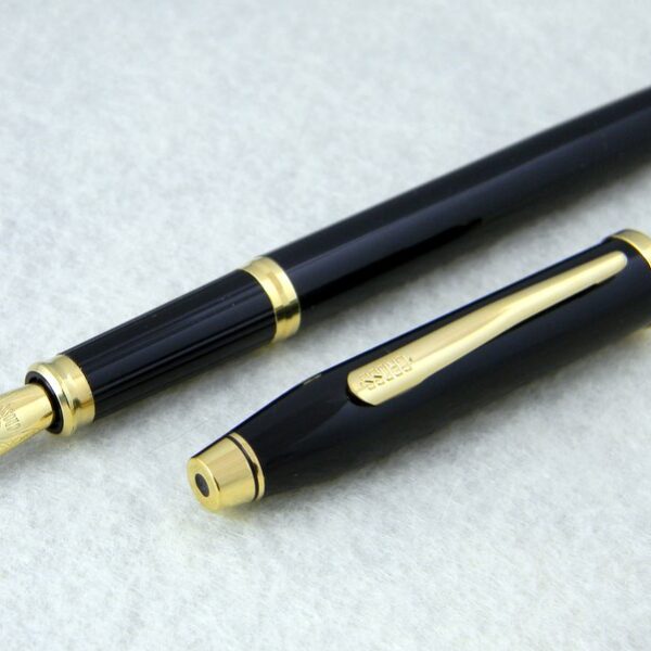 Cross Century II Black Lacquer Fountain Pen Medium Nib