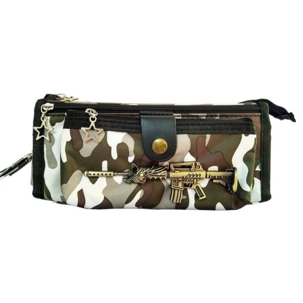Shoppertize Multipurpose Pencil Boxes/Pouch/Cases/Stationery Organiser with Password Lock (Brown)