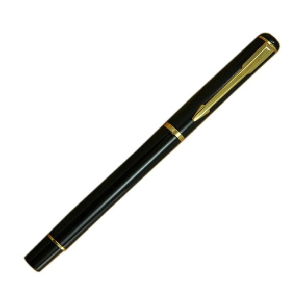 Baoer 801 Rollerball Pen – Black with Gold Trim