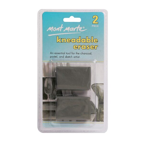 Mont Marte Kneadable Erasers- Clamshell 2pcs