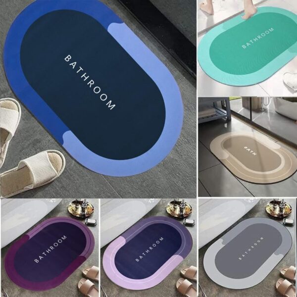 Silicon Floor Mat, Bath Mat, Doormat, Bathroom Carpet