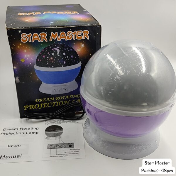 Star Master Galaxy Night Projector Lamp Ceiling Led Light 360 Rotating Colorful Lights Starry Space Projection Home Room Decoration Design